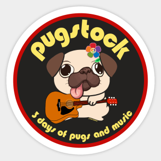 Pugstock Sticker